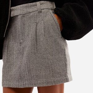 Free People Pop Preppy Chevron Mini Skirt